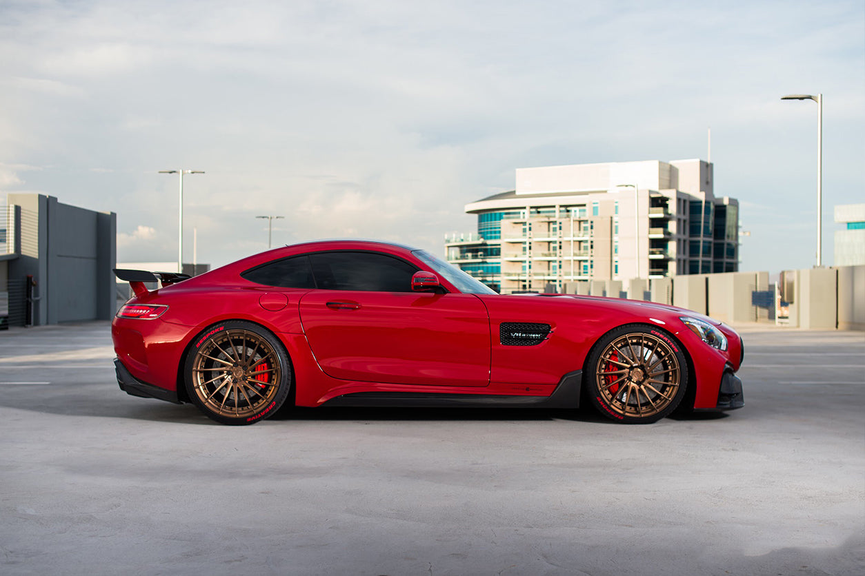 2015-2022 Mercedes Benz AMG GT GTS  IMP Performance Partial Carbon Fiber Side Skirts - DarwinPRO Aerodynamics