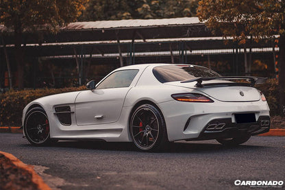 2010-2015 Mercedes Benz W197 SLS AMG BKSS Style Carbon Fiber Trunk Spoiler - Carbonado Aero