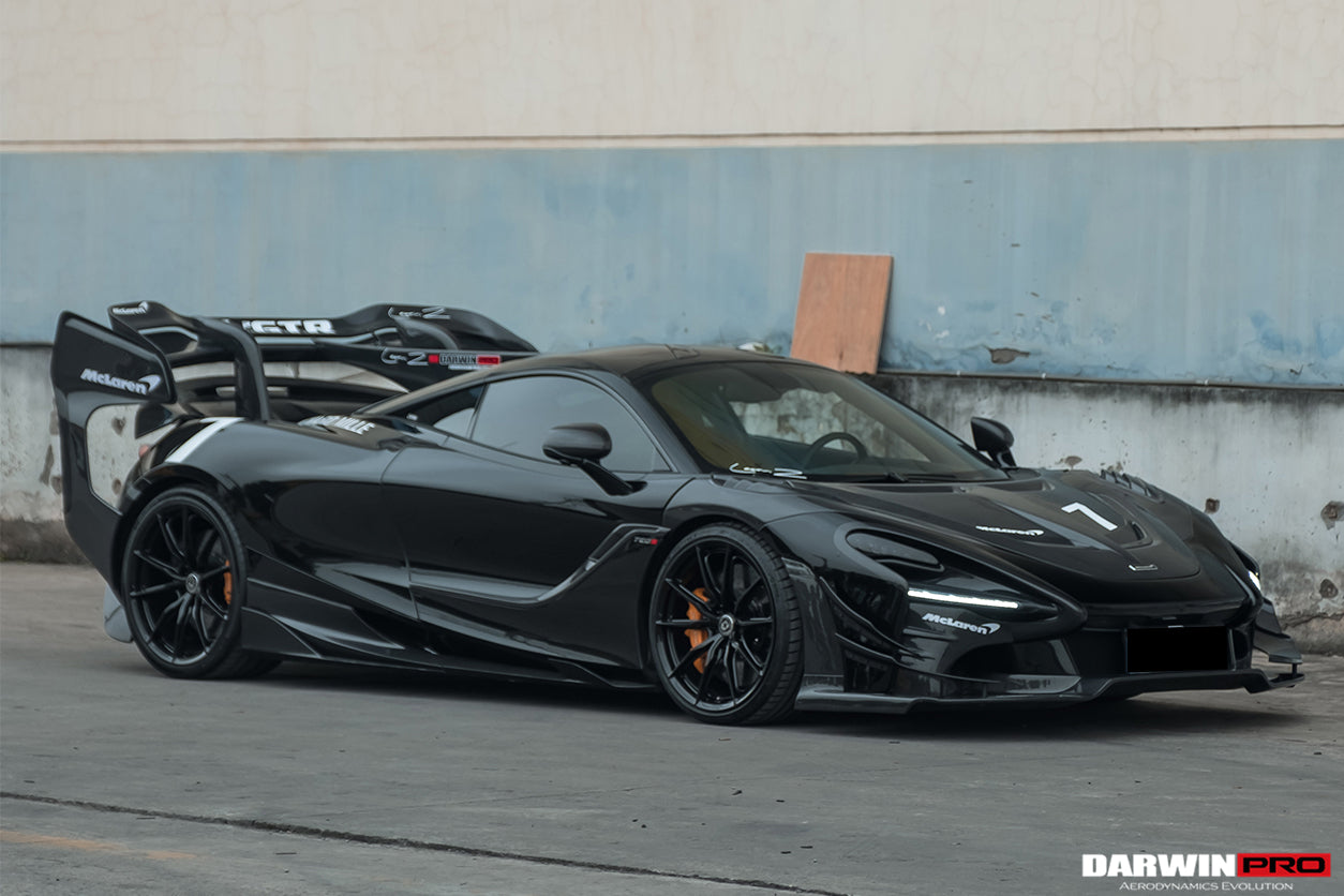 2017-2021 McLaren 720s Se²NWB Style Carbon Fiber Side Skirts - DarwinPRO Aerodynamics