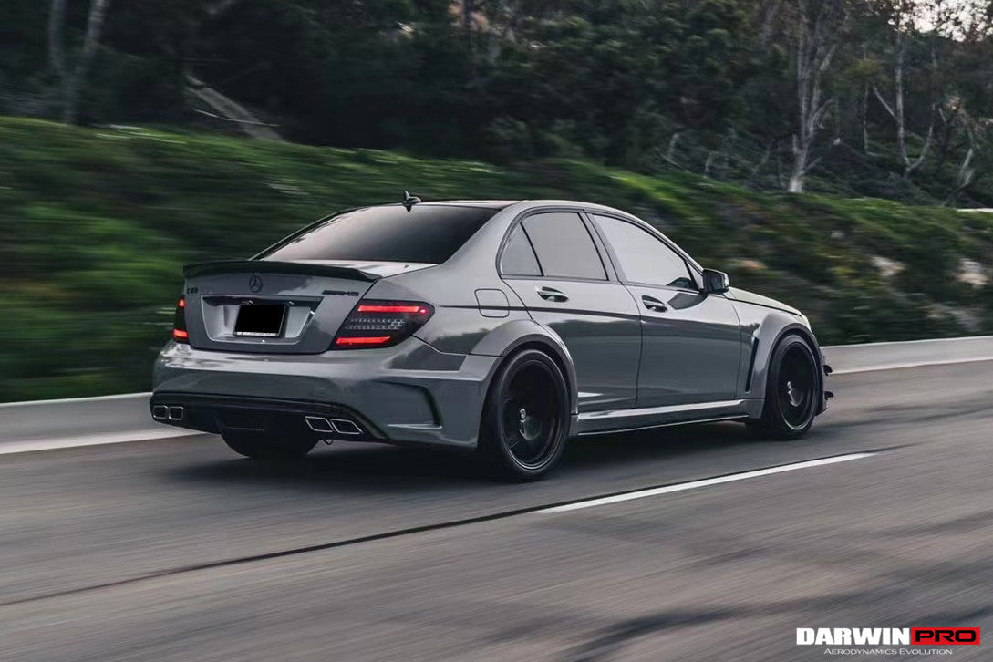 2012-2014 Mercedes Benz W204 C63 AMG Sedan BKSS Style Wide Full Body Kit - DarwinPRO Aerodynamics