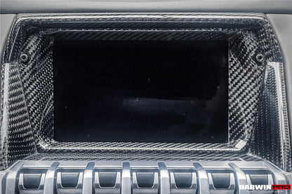 2011-2016 Lamborghini Aventador LP700 Coupe/Roadster Carbon Fiber Screen Surround Panel - DarwinPRO Aerodynamics