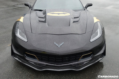 2013-2019 Corvette C7 Z51 Z06 Grandsport Carbon Fiber Front Lip - Carbonado