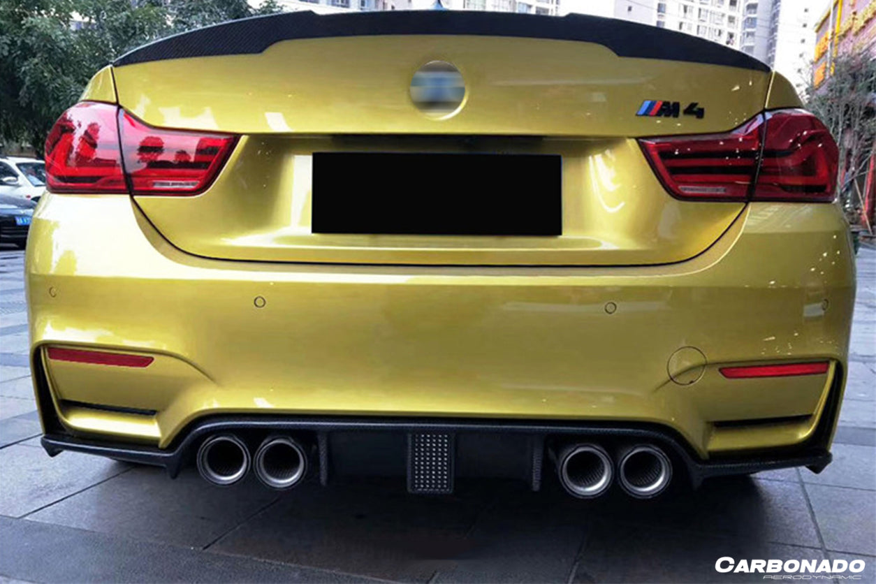 2014-2020 BMW M3 F80 M4 F82 KNF Style Rear Diffuser - Carbonado Aero