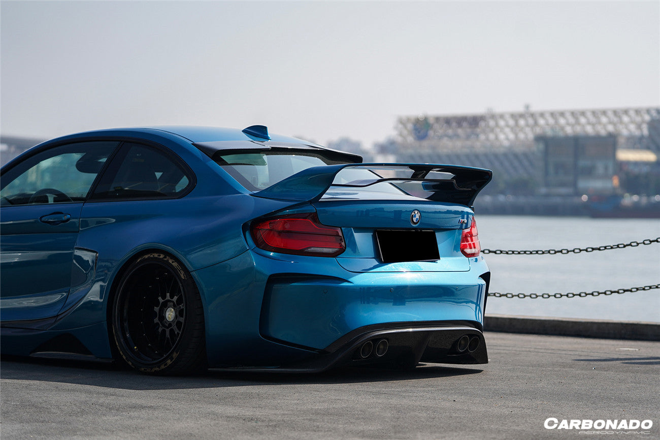 2016-2020 BMW M2 F87 VR Style Partial Carbon Fiber Wide Full Body kit - Carbonado Aero