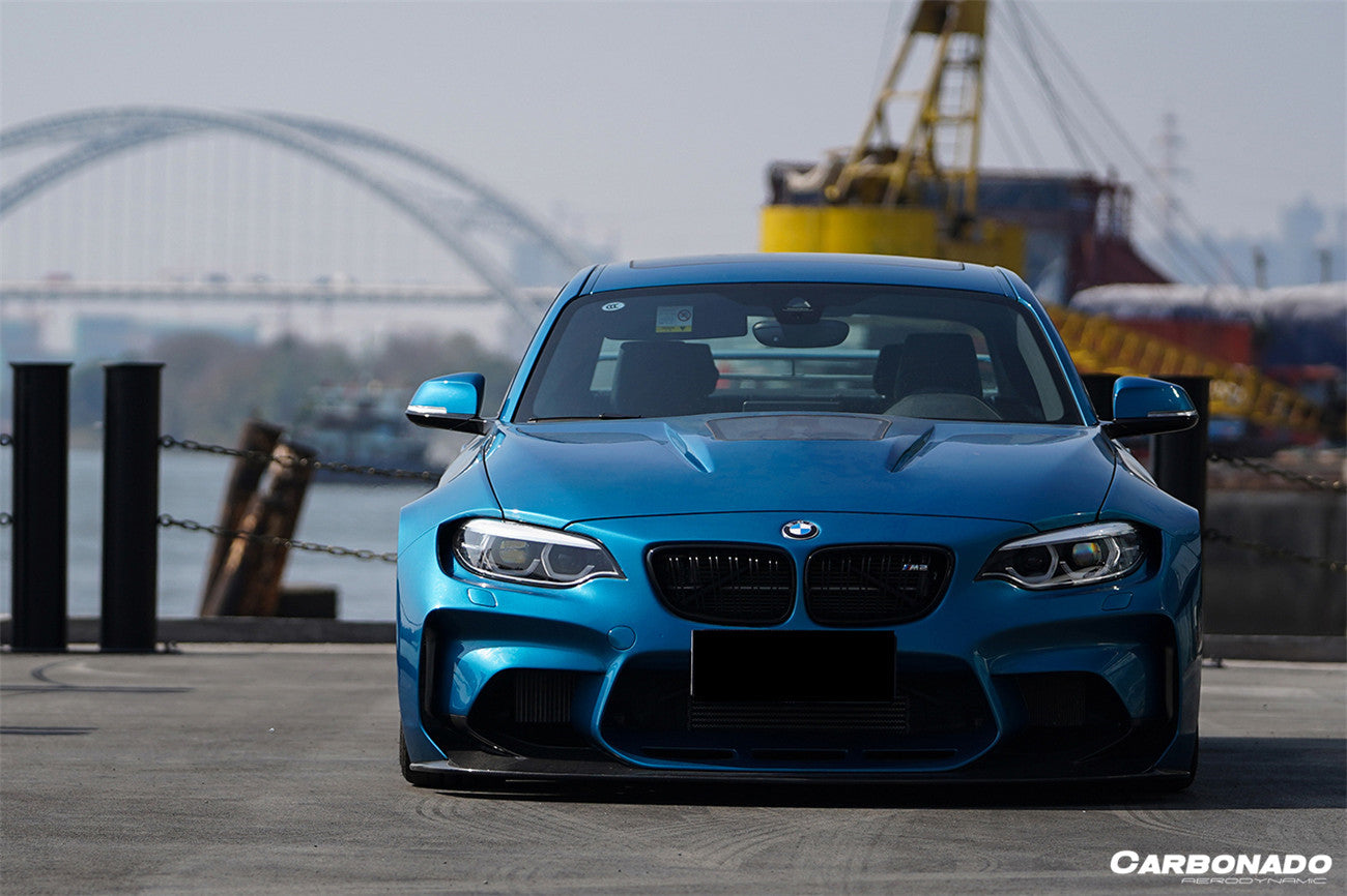 2016-2020 BMW M2 F87 VR Style Partial Carbon Fiber Wide Full Body kit - Carbonado Aero