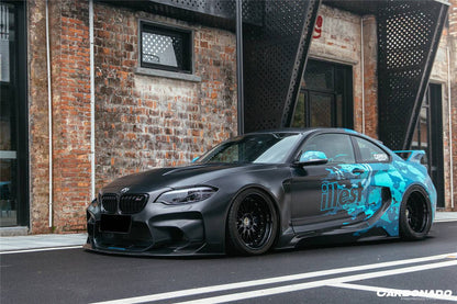 2016-2020 BMW M2 F87 VR Style Partial Carbon Fiber Wide Full Body kit - Carbonado Aero