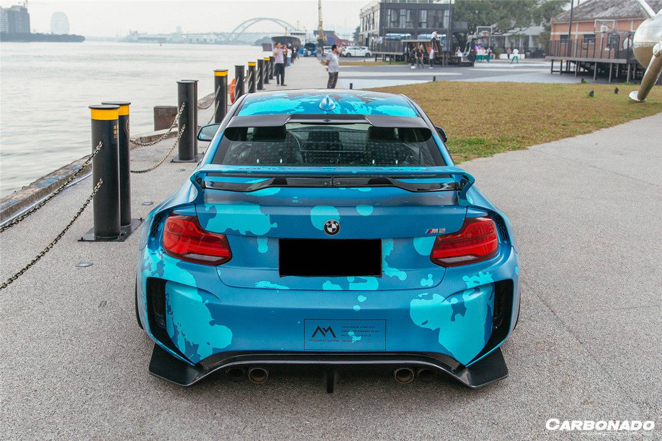 2016-2020 BMW M2 F87 VR Style Partial Carbon Fiber Wide Full Body kit - Carbonado Aero