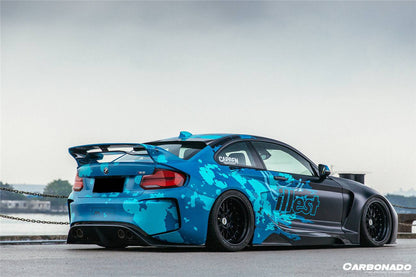 2016-2020 BMW M2 F87 VR Style Partial Carbon Fiber Wide Full Body kit - Carbonado Aero