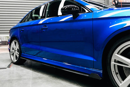 2019-2020 Audi RS3 BKSS Style Carbon Fiber Side Skirts - DarwinPRO Aerodynamics