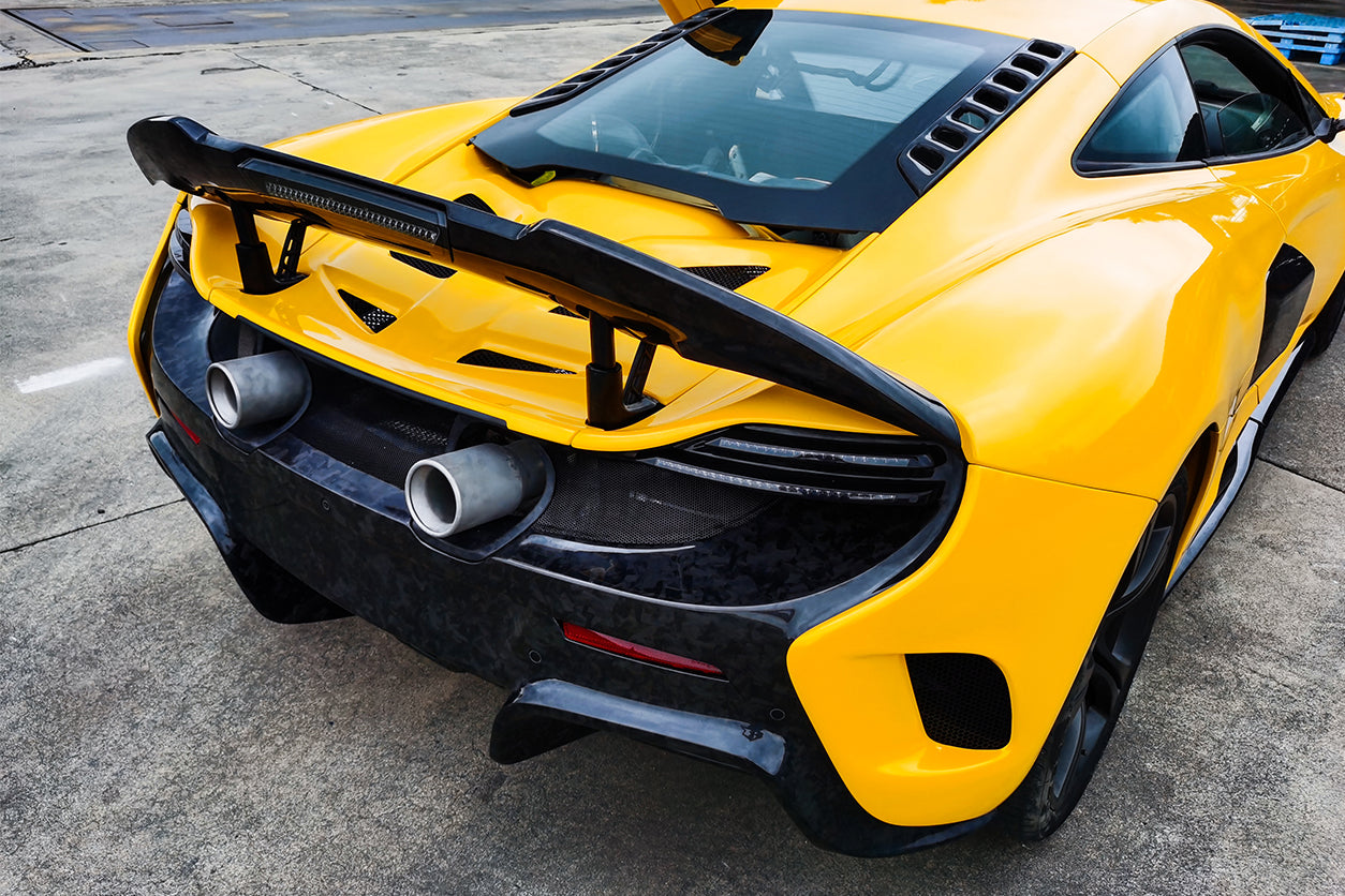 2011-2017 McLaren 650S 625C MP4 12C  675LT Style Dry Carbon Fiber Rear Body Kit - DarwinPRO Aerodynamics