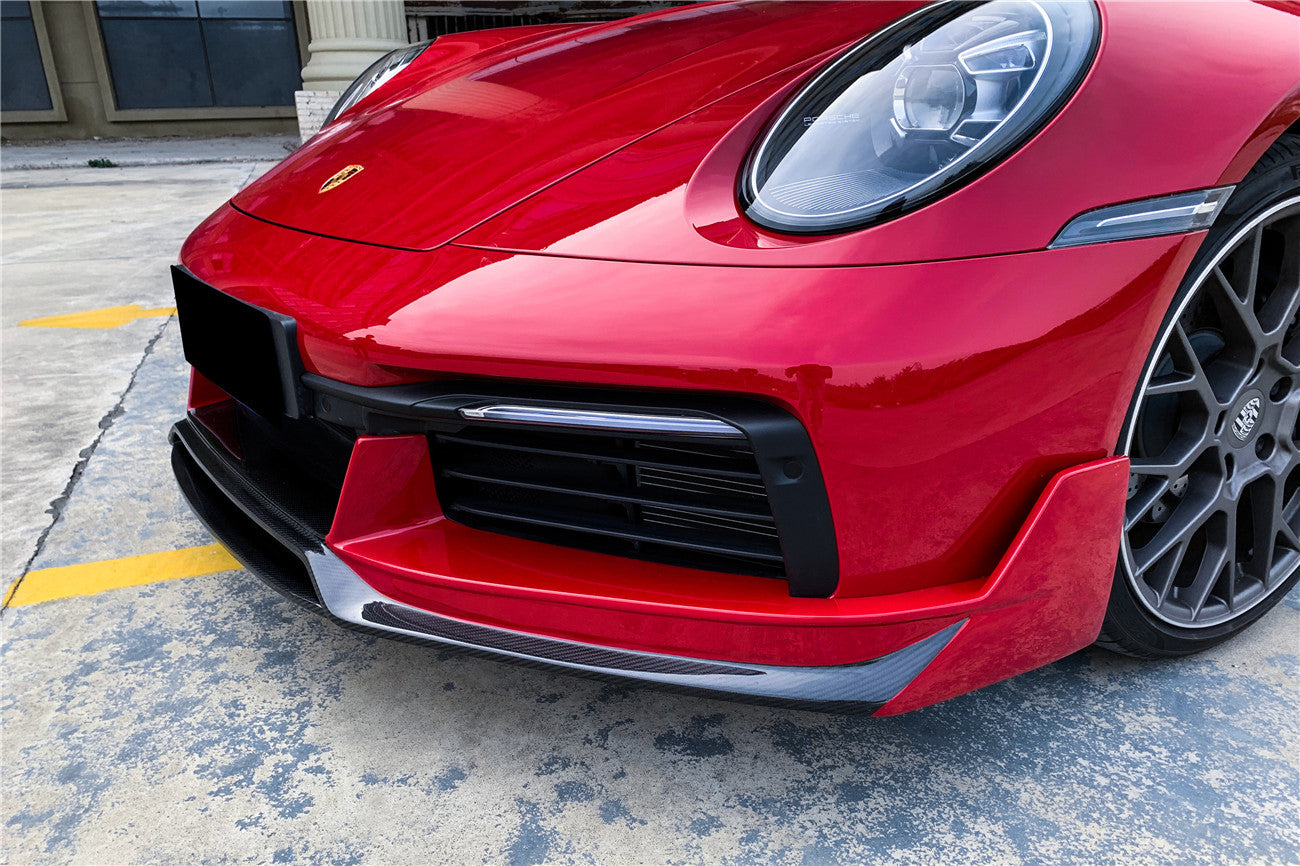 2019-2023 Porsche 911 992 Carrera/Targa/S/4/4S/Cabriolet WP Style Dry Carbon Front Lip - Carbonado