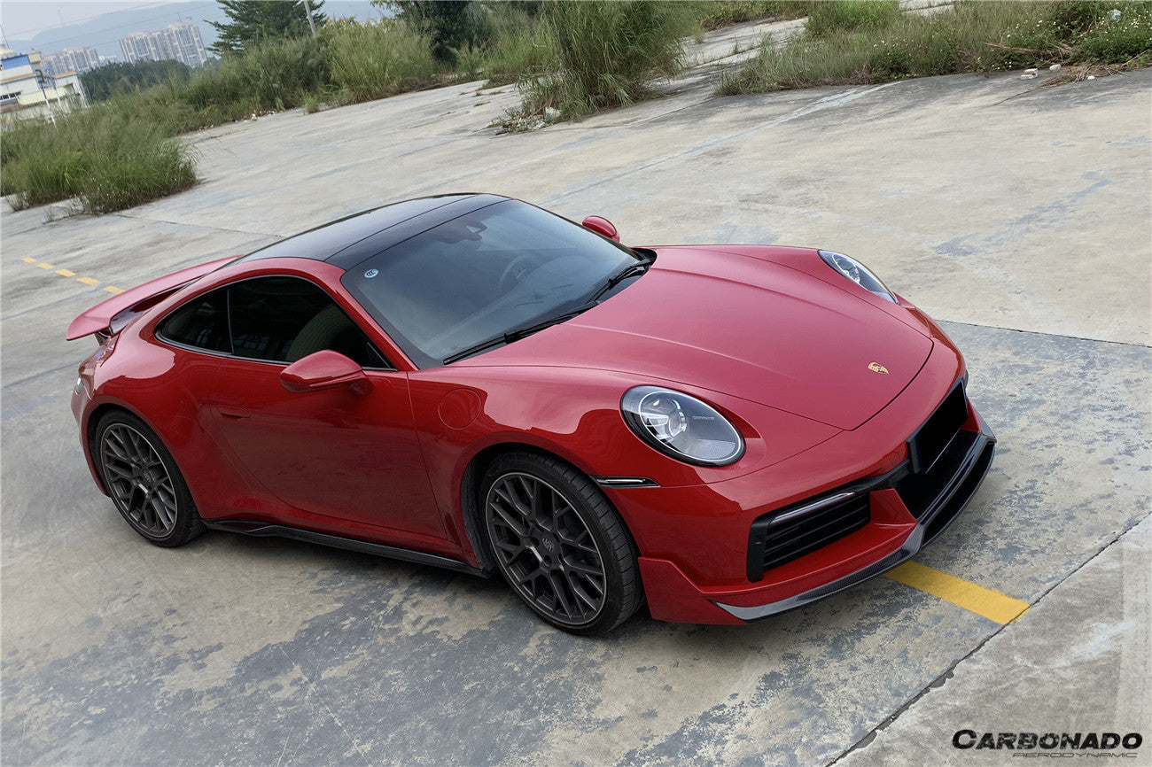 2019-2023 Porsche 911 992 Carrera/Targa/S/4/4S/Cabriolet WP Style Dry Carbon Front Lip - Carbonado