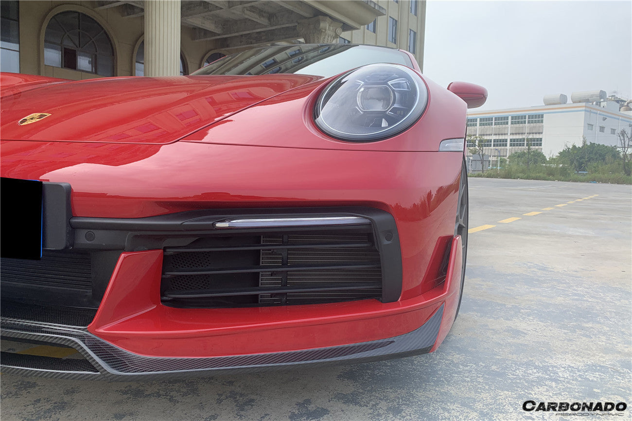 2019-2023 Porsche 911 992 Carrera/Targa/S/4/4S/Cabriolet WP Style Dry Carbon Front Lip - Carbonado
