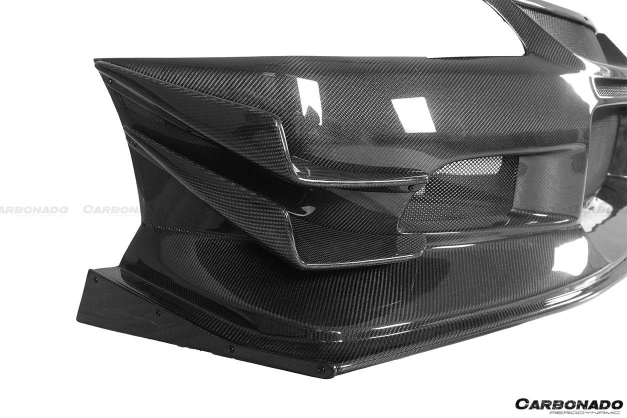 2003-2006 Mitsubishi Evo 7/8/9 VTS Style Front Bumper - Carbonado Aero