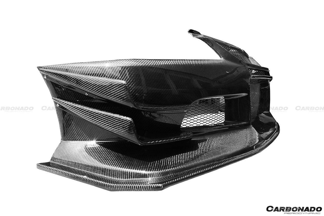 2003-2006 Mitsubishi Evo 7/8/9 VTS Style Front Bumper - Carbonado Aero