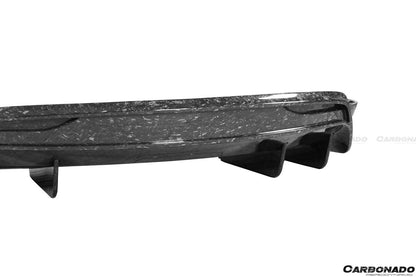 2019-2021 Tesla Model X SUV RZS Style Carbon Fiber Rear Diffuser - Carbonado Aero