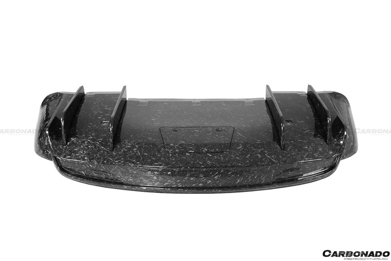 2019-2021 Tesla Model X SUV RZS Style Carbon Fiber Rear Diffuser - Carbonado Aero