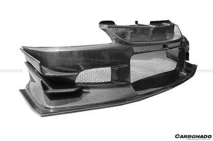 2003-2006 Mitsubishi Evo 7/8/9 VTS Style Front Bumper - Carbonado Aero