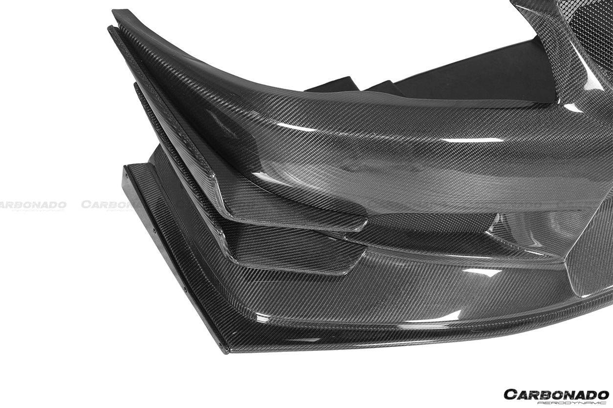 2003-2006 Mitsubishi Evo 7/8/9 VTS Style Front Bumper - Carbonado Aero