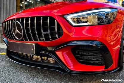 2019-2023 Mercedes Benz AMG GT63/S 4Door Coupe X290 OEM Style Carbon Fiber Front Lip - Carbonado Aero