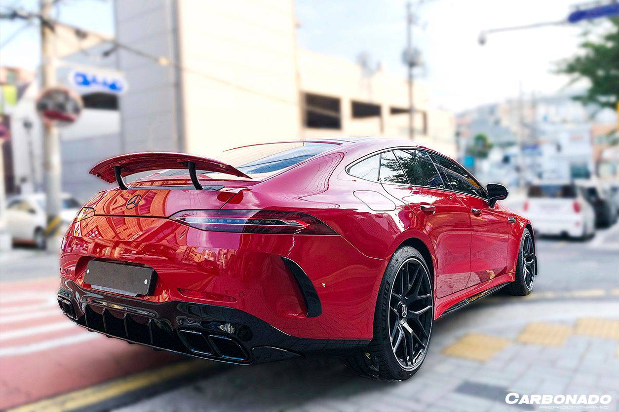 2019-2023 Mercedes Benz AMG GT63/S 4Door Coupe X290 OEM Style Carbon Fiber Rear Diffuser - Carbonado Aero