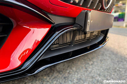 2019-2023 Mercedes Benz AMG GT63/S 4Door Coupe X290 OEM Style Carbon Fiber Front Lip - Carbonado Aero