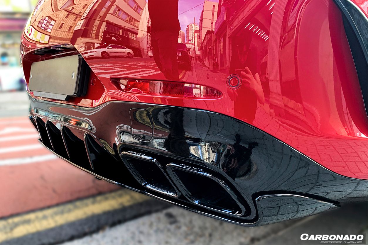 2019-2023 Mercedes Benz AMG GT63/S 4Door Coupe X290 OEM Style Carbon Fiber Rear Diffuser - Carbonado Aero