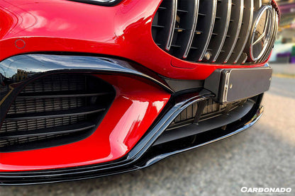2019-2023 Mercedes Benz AMG GT63/S 4Door Coupe X290 OEM Style Carbon Fiber Front Lip - Carbonado