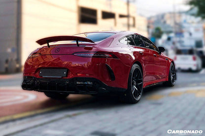 2019-2023 Mercedes Benz AMG GT63/S 4Door Coupe X290 OEM Style Carbon Fiber Rear Diffuser - Carbonado