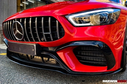 2019+ Mercedes Benz AMG GT63/S 4Door Coupe X290 Carbon Fiber Middle Front Lip - DarwinPRO Aerodynamics