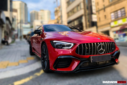 2019+ Mercedes Benz AMG GT63/S 4Door Coupe X290 Carbon Fiber Front Lip - DarwinPRO Aerodynamics
