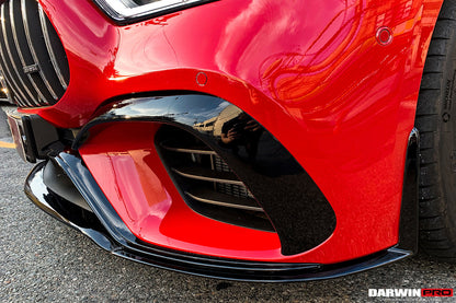 2019+ Mercedes Benz AMG GT63/S 4Door Coupe X290 Carbon Fiber Front Lip - DarwinPRO Aerodynamics
