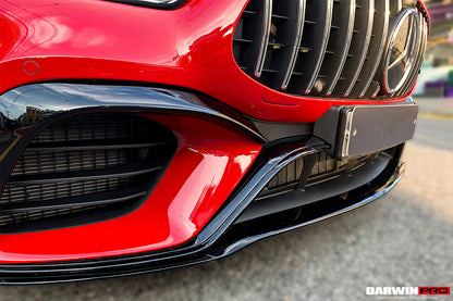 2019+ Mercedes Benz AMG GT63/S 4Door Coupe X290 Carbon Fiber Front Lip - DarwinPRO Aerodynamics
