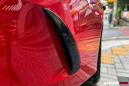2019+ Mercedes Benz AMG GT63/S 4Door Coupe X290 Carbon Fiber Rear Canards - DarwinPRO Aerodynamics