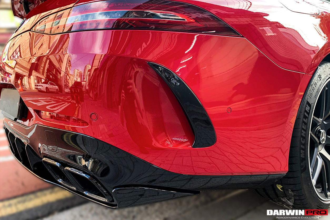 2019+ Mercedes Benz AMG GT63/S 4Door Coupe X290 Carbon Fiber Rear Canards - DarwinPRO Aerodynamics