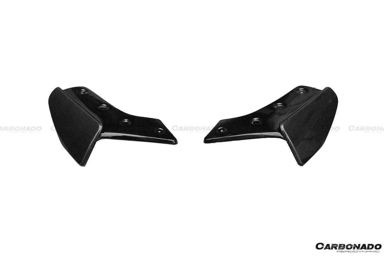 2014-2018 BMW X5 F15 MP Style Carbon Fiber Rear Cap Splitters (MT ONLY) - Carbonado