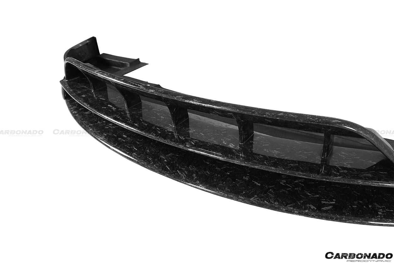 2016-2021 Tesla X SUV RZS Style Carbon Fiber Front Lip - Carbonado