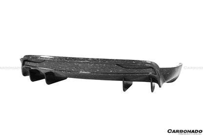 2016-2018 Tesla X SUV RZS Style Carbon Fiber Rear Diffuser - Carbonado