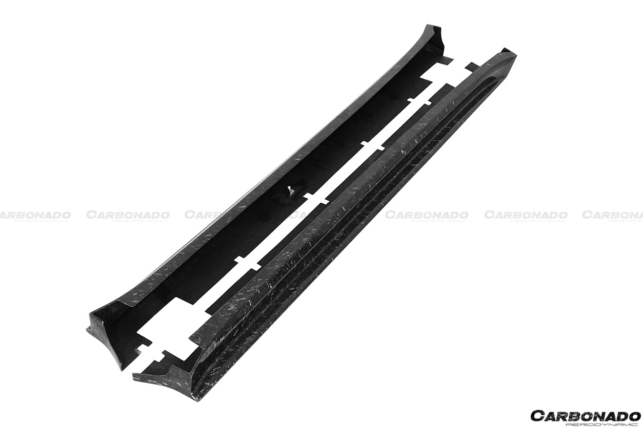 2016-2021 Tesla X SUV RZS Style Carbon Fiber Side Skirts - Carbonado