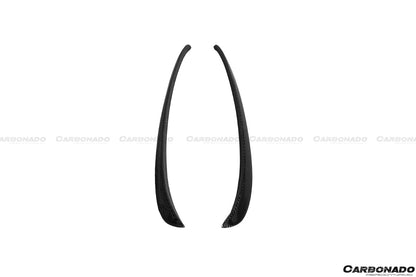 2016-2021 Tesla X SUV RZS Style Carbon Fiber Front Canards - Carbonado