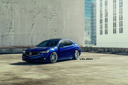 20" Velgen VF5 Gloss Silver 5x114.3 ( Staggered Set ) ( Set of 4 )