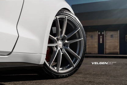 20" Velgen VF5 Gloss Silver 5x114.3 ( Staggered Set ) ( Set of 4 )