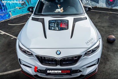 2014-2020 BMW M2/M2C  2-SERIES F22/F23F87 IMP Performance Partial Carbon Fiber Hood - DarwinPRO Aerodynamics