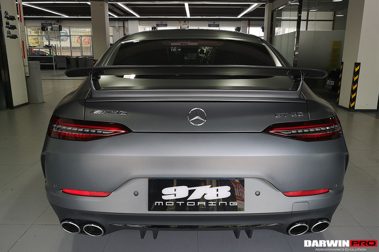 2019+ Mercedes Benz AMG GT63/S GT50 4Door Coupe X290 Carbon Fiber Trunk Spoiler - DarwinPRO Aerodynamics