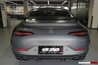 2019+ Mercedes Benz AMG GT63/S GT50 4Door Coupe X290 Carbon Fiber Trunk Spoiler - DarwinPRO Aerodynamics