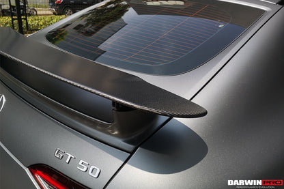 2019+ Mercedes Benz AMG GT63/S GT50 4Door Coupe X290 Carbon Fiber Trunk Spoiler - DarwinPRO Aerodynamics