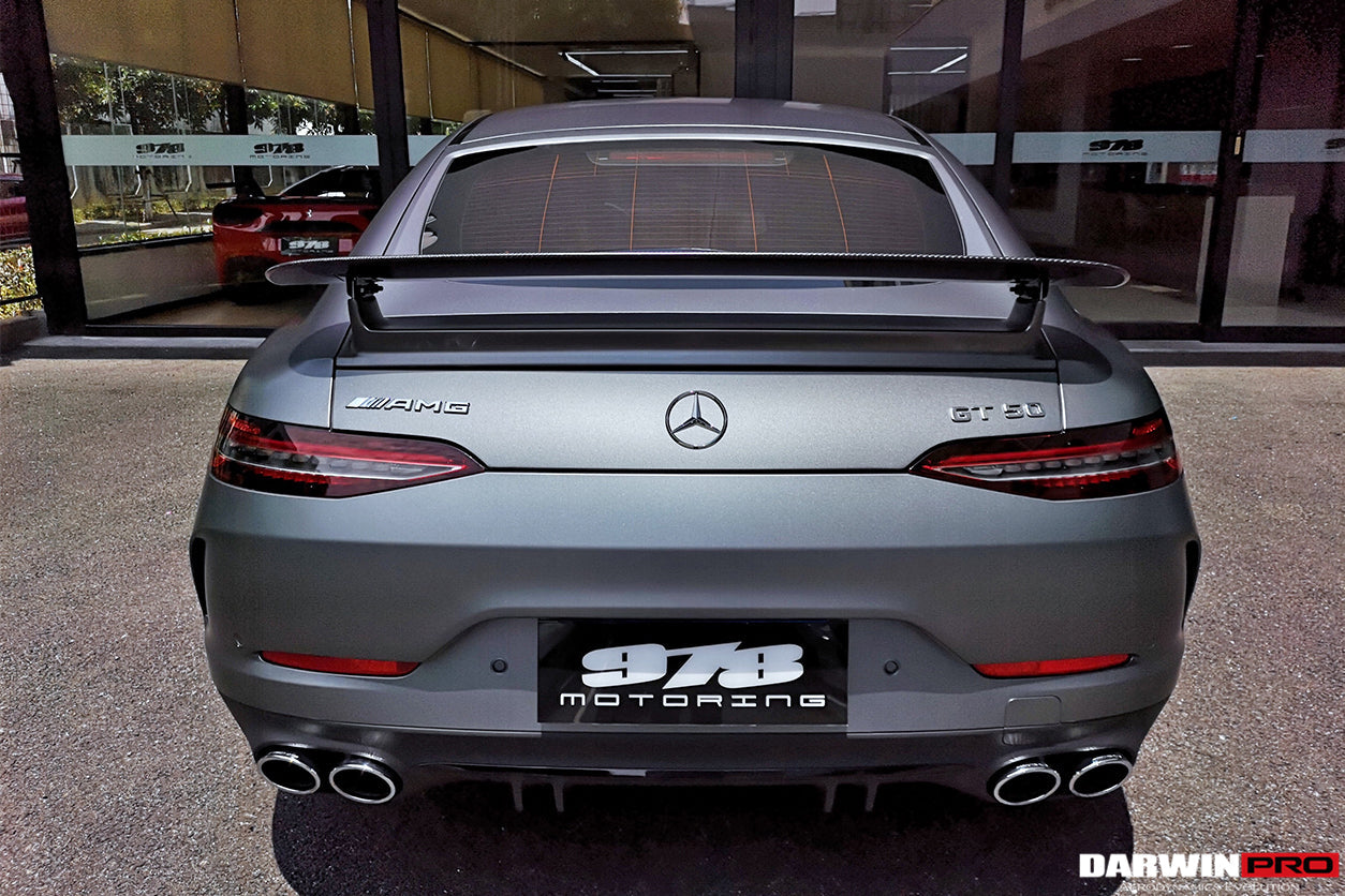 2019+ Mercedes Benz AMG GT63/S GT50 4Door Coupe X290 Carbon Fiber Trunk Spoiler - DarwinPRO Aerodynamics