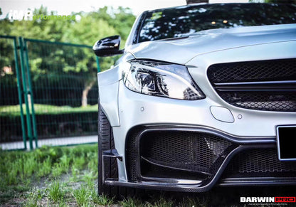 2015-2018 Mercedes Benz W205 C63/S AMG Sedan IMP Performance Partial Carbon Fiber Full Body Kit - DarwinPRO Aerodynamics