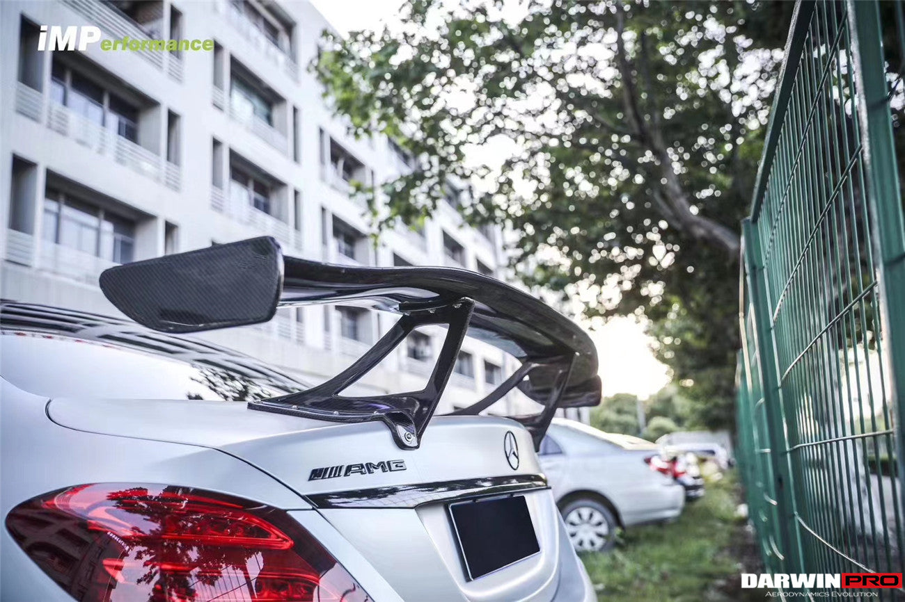 2015-2021 Mercedes Benz C-Class W205 Sedan IMP Performance Carbon Fiber Trunk Spoiler - DarwinPRO Aerodynamics