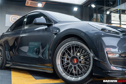 2020-2023 Tesla Model Y IMP Performance Carbon Fiber Front Canards - DarwinPRO Aerodynamics